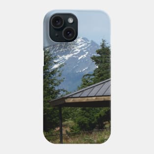 Snowy Mountain Nature Photography Pacific Northwest Phone Case