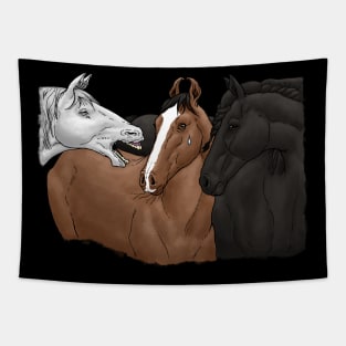 Gossiping Horses Tapestry