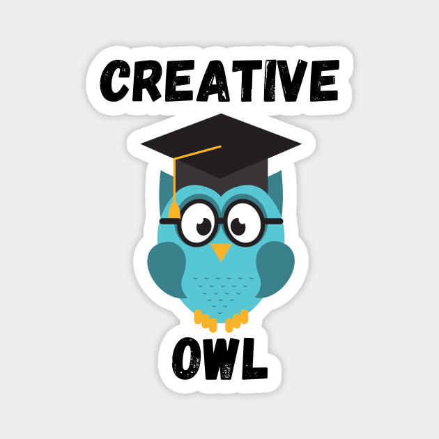 Creative Owl Magnet by Valentin Cristescu