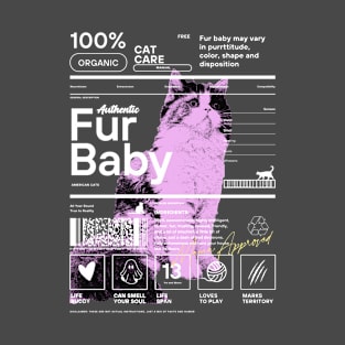 Authentic Fur Baby Cat T-Shirt