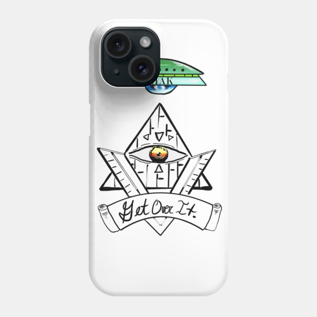 Con-spiracy Theories-Get Over It by KIAK Phone Case by JazTheRAFL