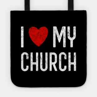 I Love My Church Tote