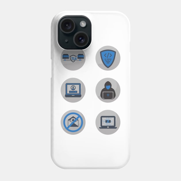 Cybersecurity Controls TLS Secure Coding IAM Pentesting Antispam Patching Phone Case by FSEstyle