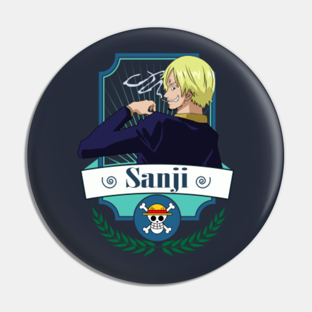 One Piece Anime Sanji One Piece Anime Pin Teepublic Au