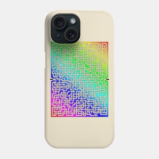 Rainbow Maze Phone Case