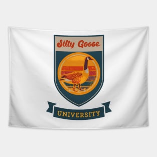 SILLY GOOSE UNIVERSITY TREND POPULAR MEME Tapestry