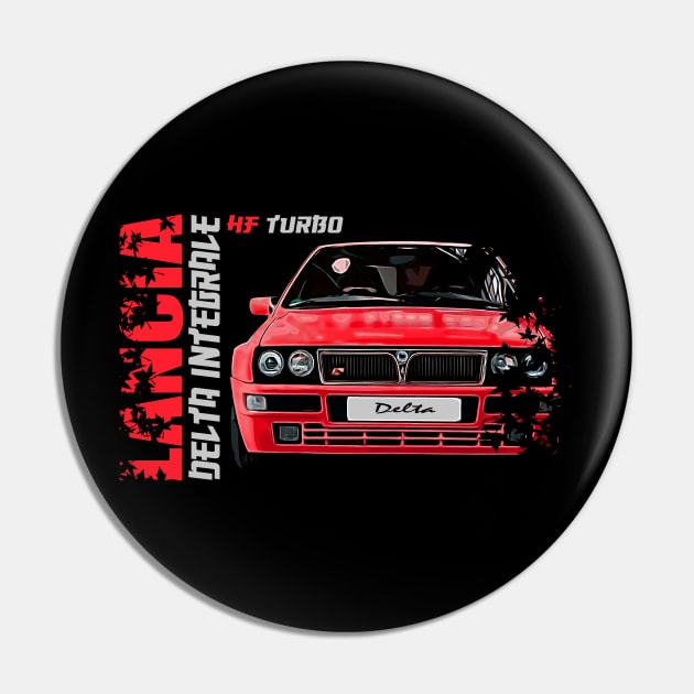 Delta Integrale HF Turbo Red Pin by T-JD
