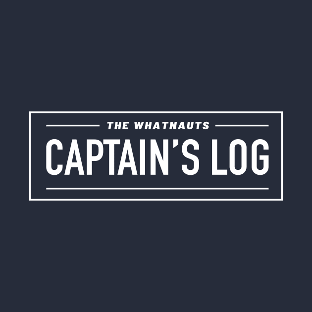 The Captain's Log Logo White by TheWhatnauts