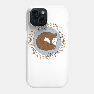 Sleepy Fox Phone Case