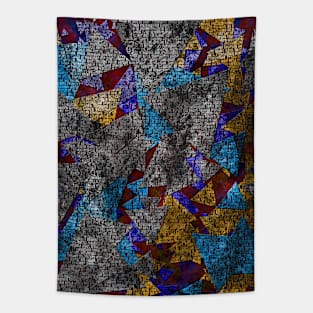 Geometric glass texture Tapestry