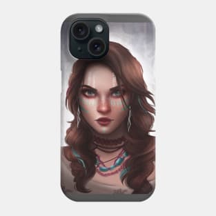 Girl portrait 2 Phone Case