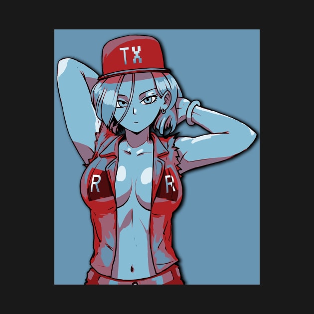 Texas, Android 18 Duotone by DTMA