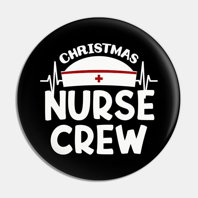 Christmas Nurse Crew Pin by colorsplash