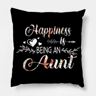 Happiness Is Being An Aunt Pillow