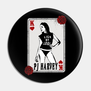 Vintage Card Pj Harvey Pin