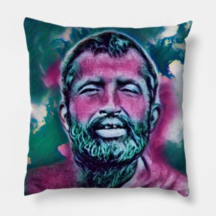 Ramakrishna Portrait | Ramakrishna Artwork 3 Pillow