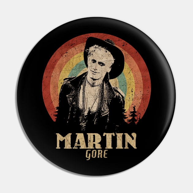 Retro Sunset Martin Gore Pin by Next And Stop