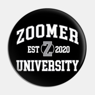 Zoomer University Pin