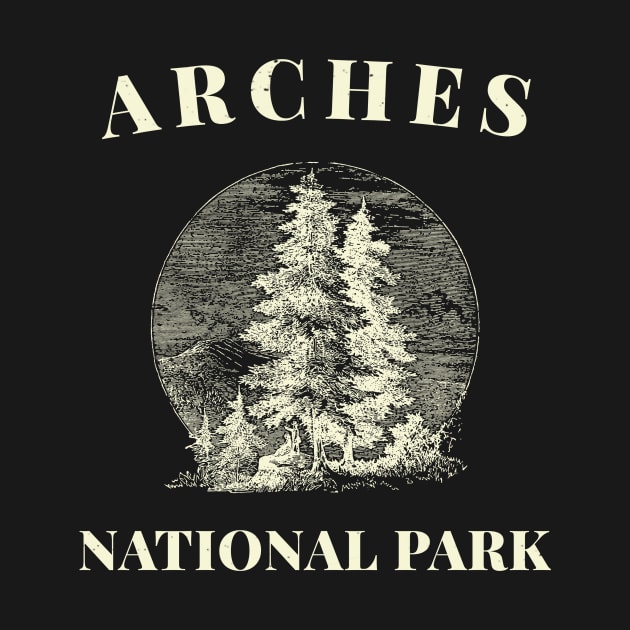 Arches National Park Vintage by Insert Place Here