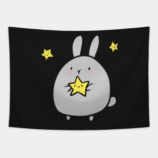 Gray bunny drawing Tapestry