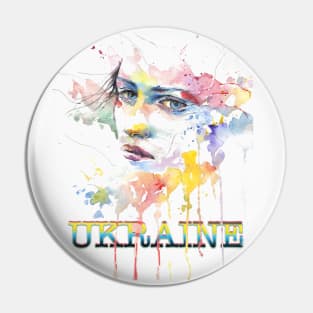 Ukrainian tears Pin