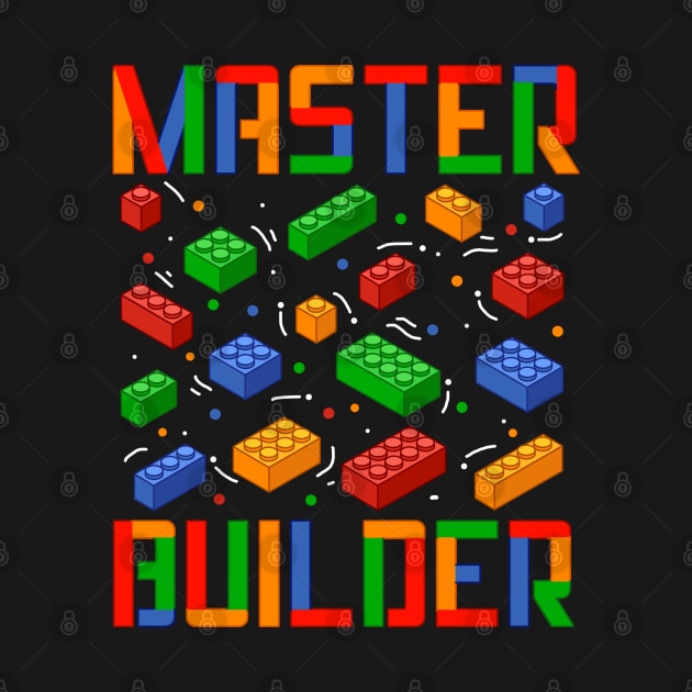 Brick Builder Funny Blocks Master Builder by Hesti Design