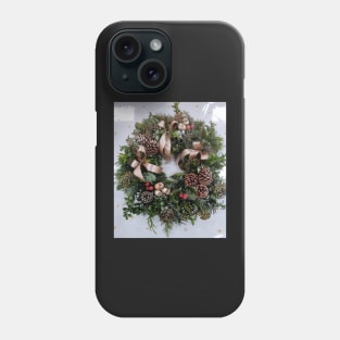 Christmas wreath Phone Case