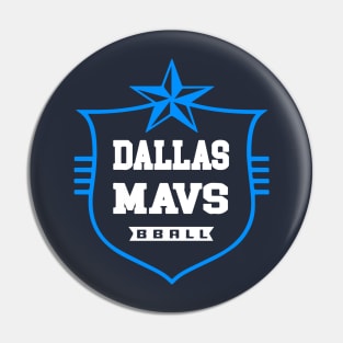 Mavs Label Pin