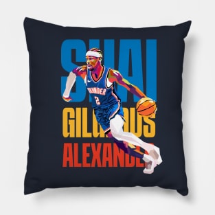 Shai Gilgeous Alexander WPAP Pillow