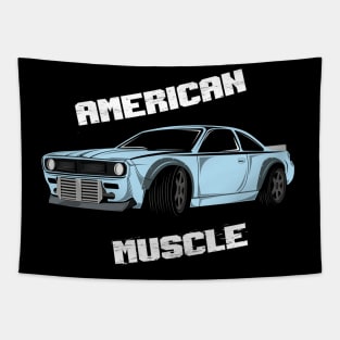 Automotive American Muscle Car Tapestry