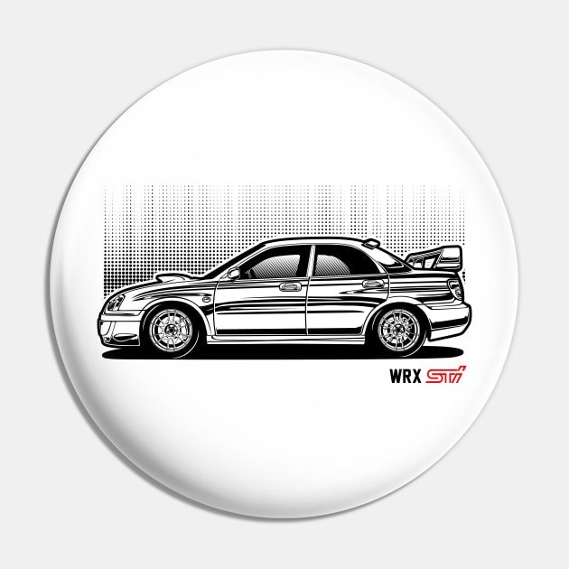 Subaru Impreza WRX STI Pin by idrdesign