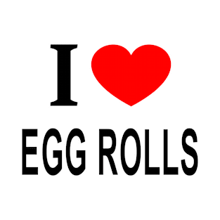 I ❤️EGG ROLLS I LOVE EGG ROLLS I HEART EGG ROLLS T-Shirt