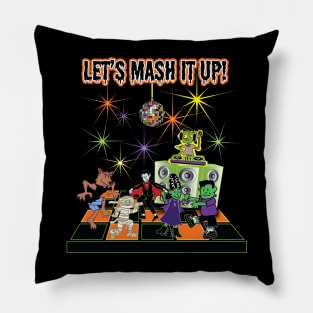 Lets do the mash, the monster mash! Pillow