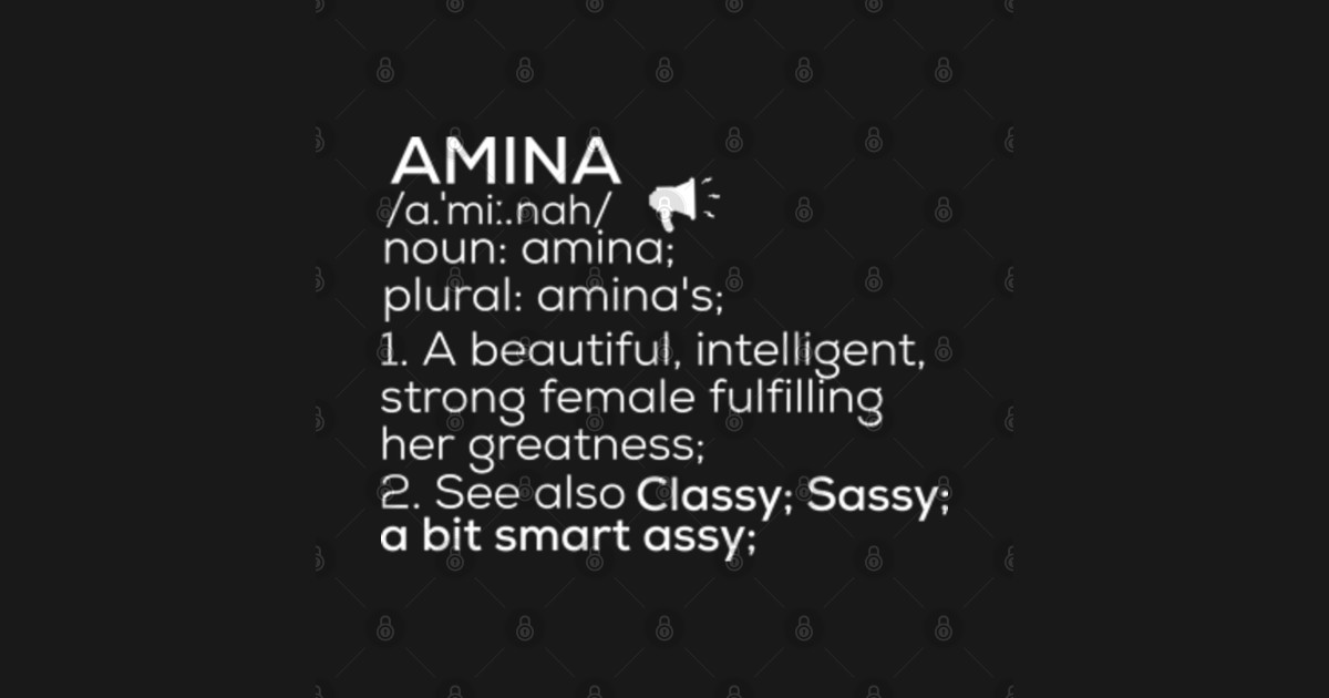 Amina Name Amina Definition Amina Female Name Amina Meaning Amina T
