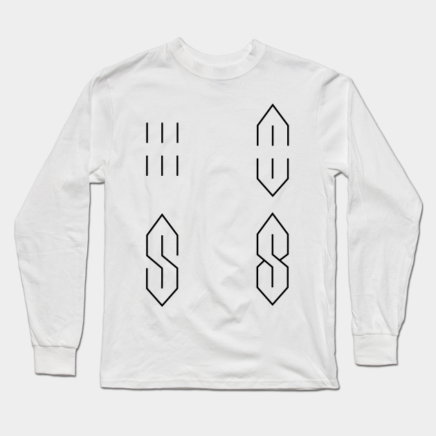 How To Draw The Cool Pointy Super S Letter School Meme Meme Long Sleeve T Shirt Teepublic