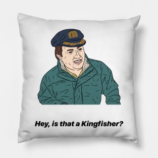 MARK CORRIGAN | HEY, IS THAT A KINGFISHER? Pillow