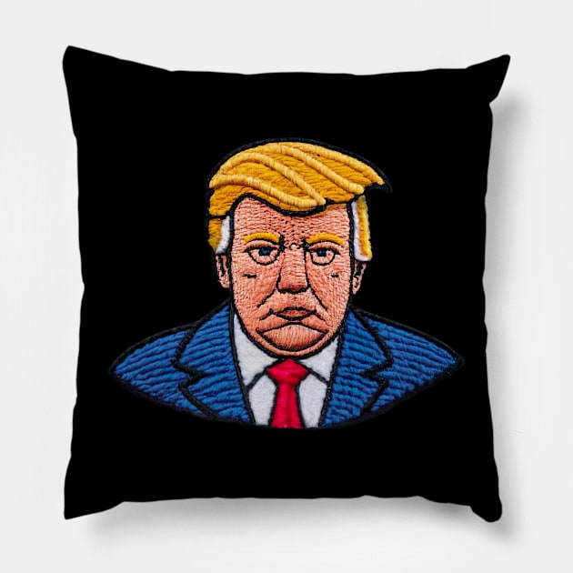 Donald Trump Pillow by Sobalvarro