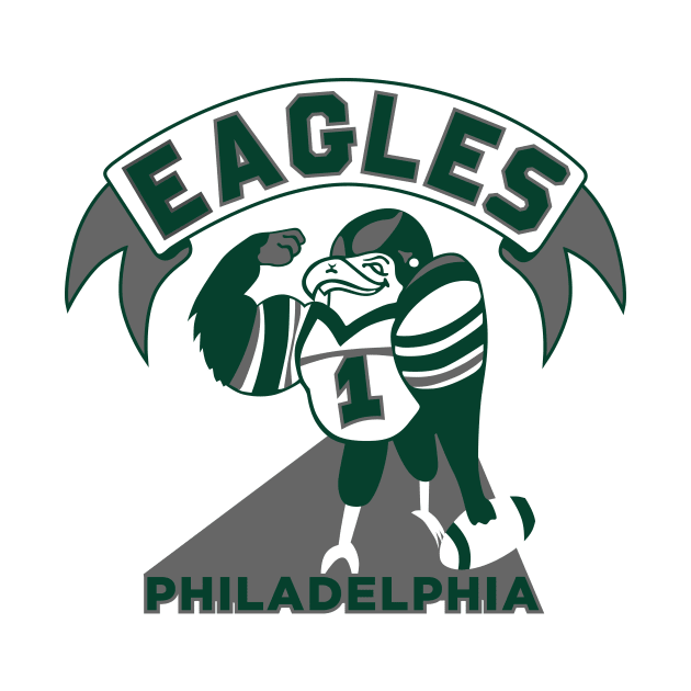 I Am Not Okay With This - Eagles Philadelphia retro t-shirt - Stanley Barber by Gabriel Pastor Store