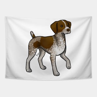 Dog - German Shorthaired Pointer - Liver and White Ticked Patched Tapestry