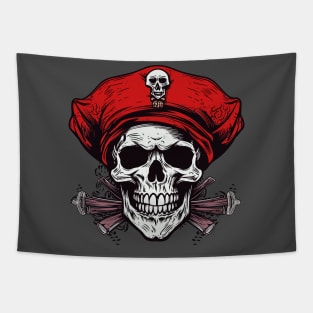 Pirate skull Tapestry