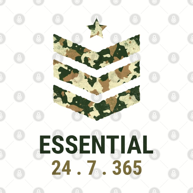 Essential 24.7.365 (Camo Rank) by M is for Max