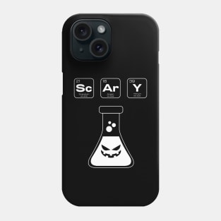 Scary Periodic Table Halloween Science Phone Case