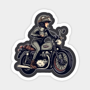 Classic Motorcycle Elegance Magnet