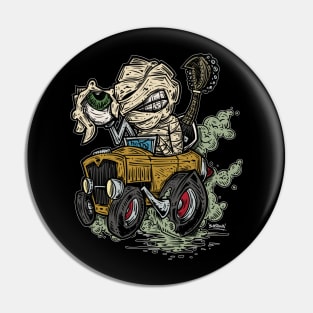 "Mummy's Rusty Roadster" Pin