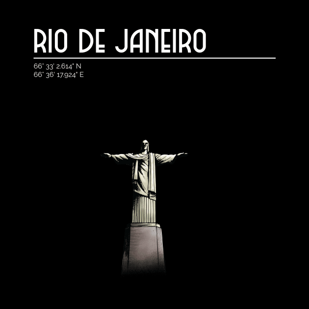 Rio de Janeiro, Brazil, Cristo Redentor by STELATOCLOTHING