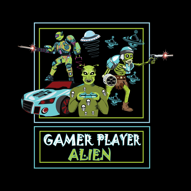 Gamer Player Alien by bry store