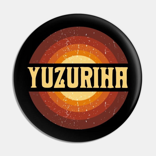 Vintage Proud Name Yuzuriha Birthday Gifts Circle Pin by Kisos Thass