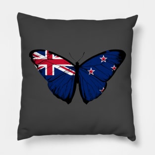 Vintage New Zealand Butterfly Moth | Pray For New Zealand and Stand with New Zealand Pillow