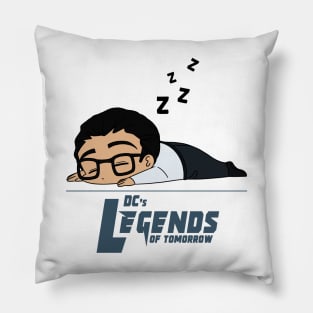 Sleepy Gary Green Pillow