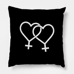 Linked Hearts Pillow